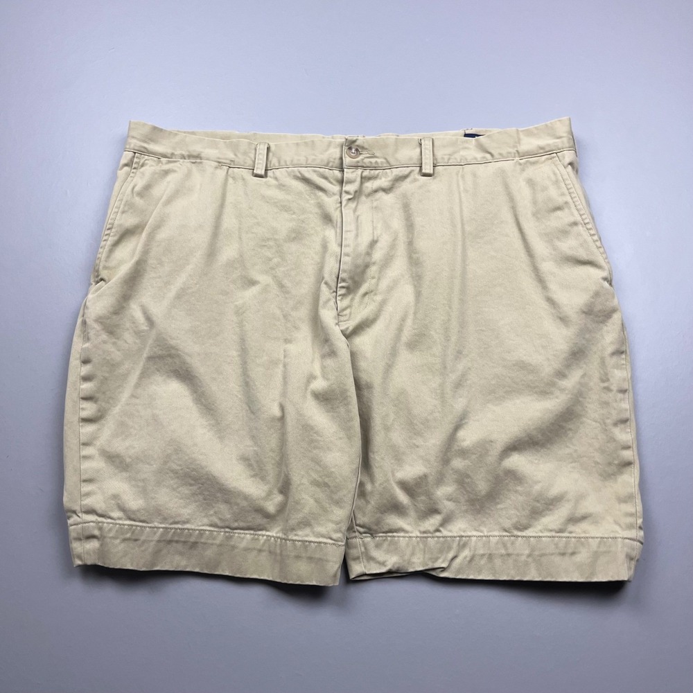 Polo Ralph Lauren Shorts Mens 40 Tan Classic Fit 9 Inch Chino Khaki Cotton Twill